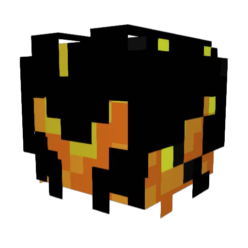myugy Minecraft avatar head, 3D render