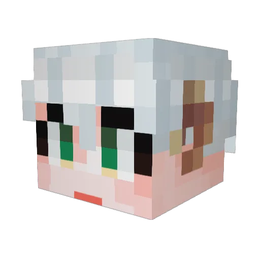 myunell Minecraft avatar head, 3D render