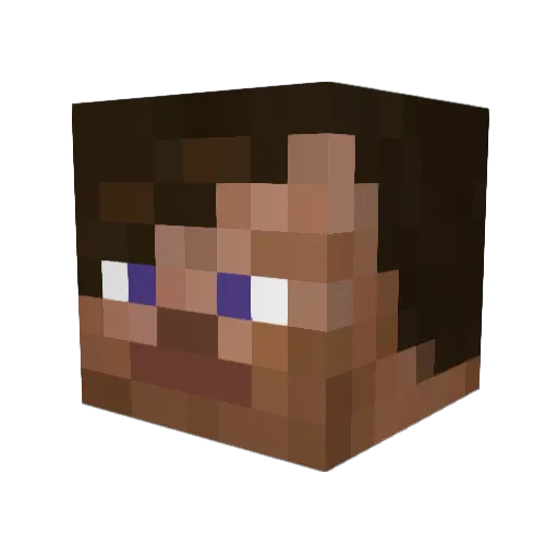 myxa88 Minecraft avatar head, 3D render
