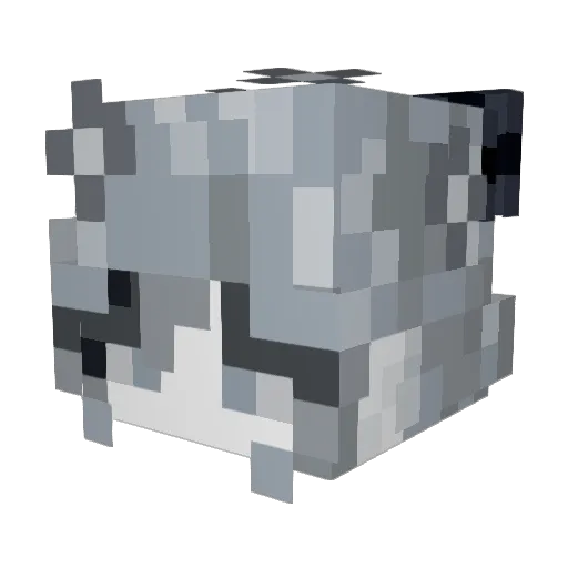 myxtiq Minecraft avatar head, 3D render