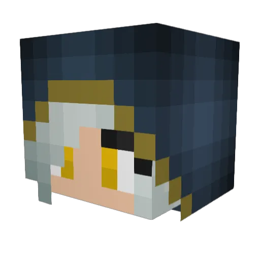 myyosss Minecraft avatar head, 3D render