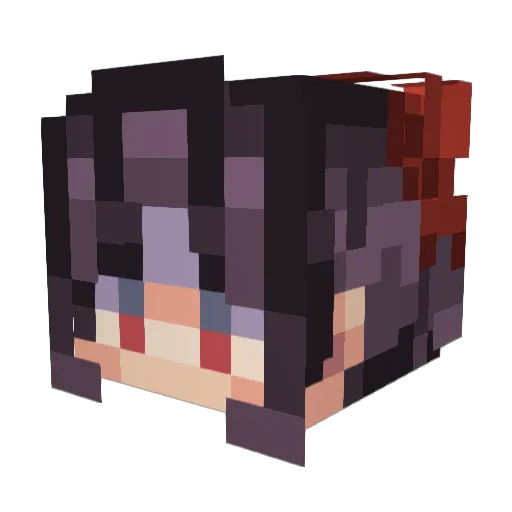 myyrth_ Minecraft avatar head, 3D render
