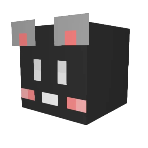 myz540 Minecraft avatar head, 3D render