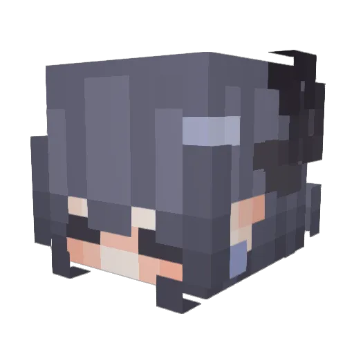 myzBR Minecraft avatar head, 3D render