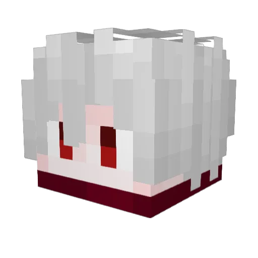 myzsj Minecraft avatar head, 3D render