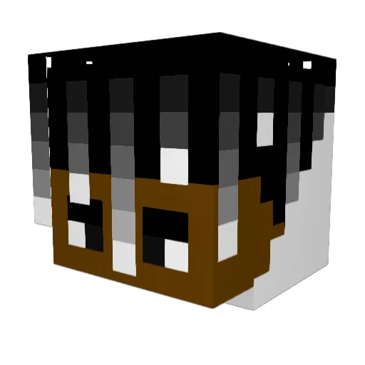 mzafar321 Minecraft avatar head, 3D render