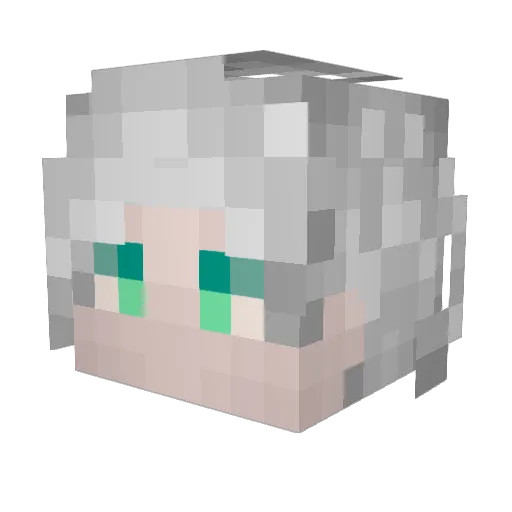 mzeeevooc678 Minecraft avatar head, 3D render