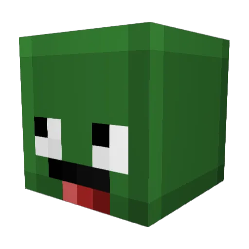 mzmajora Minecraft avatar head, 3D render