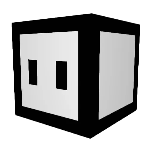 mzsyyds Minecraft avatar head, 3D render