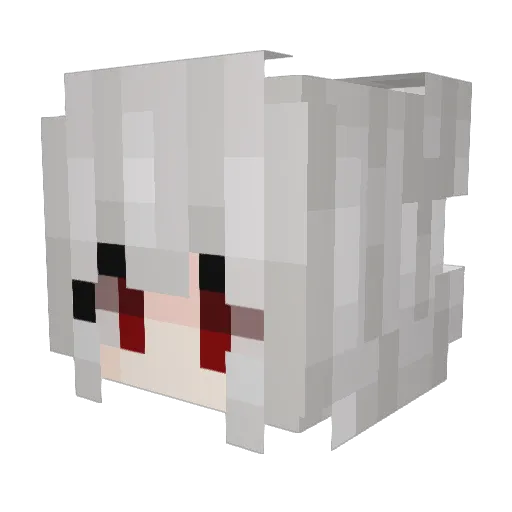 mzy55 Minecraft avatar head, 3D render