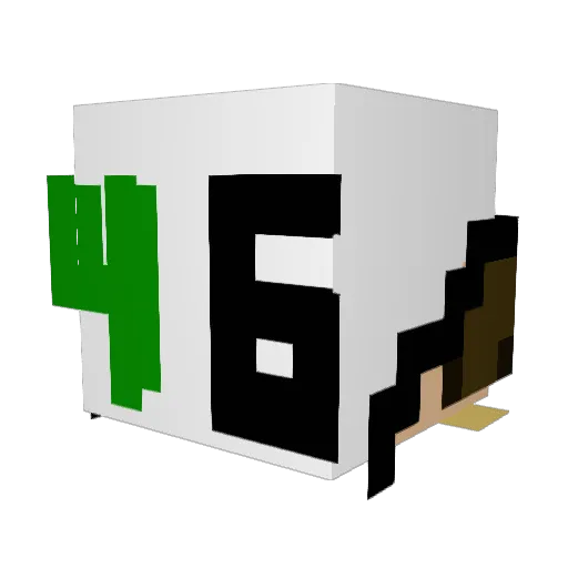 n00bie4life2010 Minecraft avatar head, 3D render
