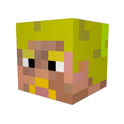 n00bking94 Minecraft avatar head, 3D render