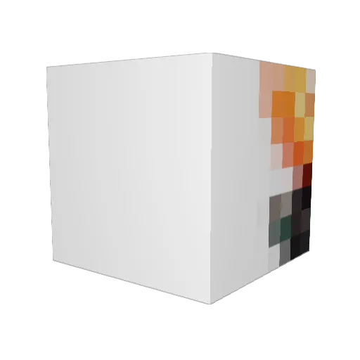n00h Minecraft avatar head, 3D render