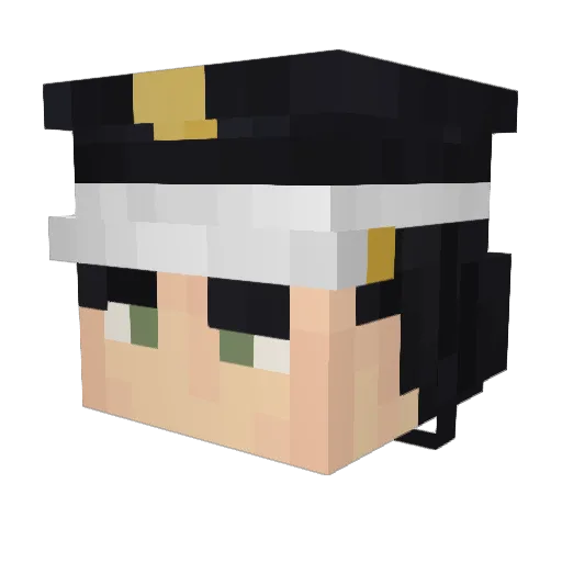n0_iViAnNe Minecraft avatar head, 3D render