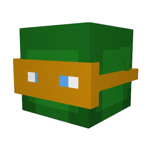 n0diaa Minecraft avatar head, 3D render