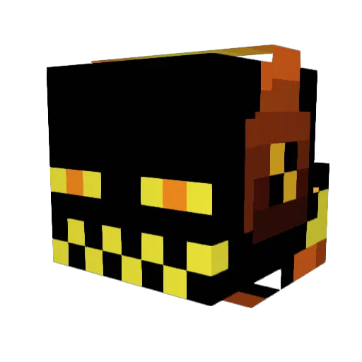 n0lli3 Minecraft avatar head, 3D render