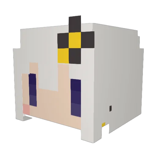 n0rEmy Minecraft avatar head, 3D render