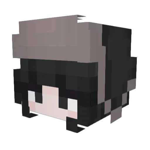n0rayma Minecraft avatar head, 3D render