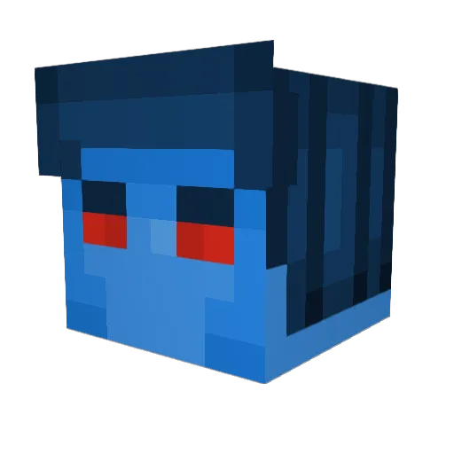 n0rtti Minecraft avatar head, 3D render
