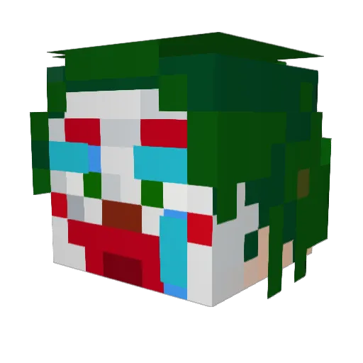 n0se_ring Minecraft avatar head, 3D render