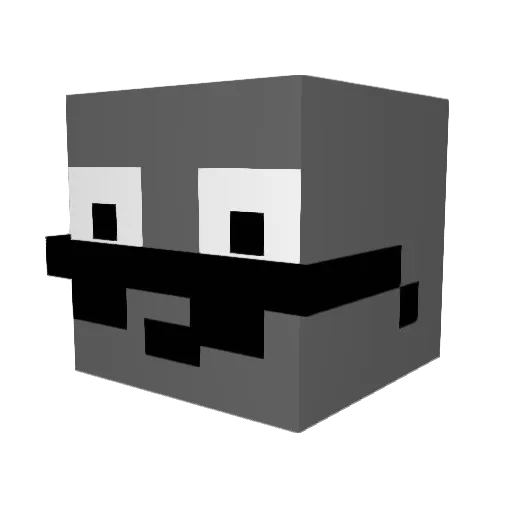 n0tJxck Minecraft avatar head, 3D render