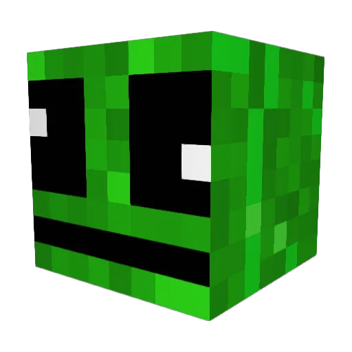 n0tand Minecraft avatar head, 3D render