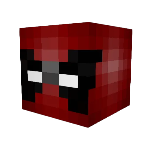 n0tbr0ke Minecraft avatar head, 3D render