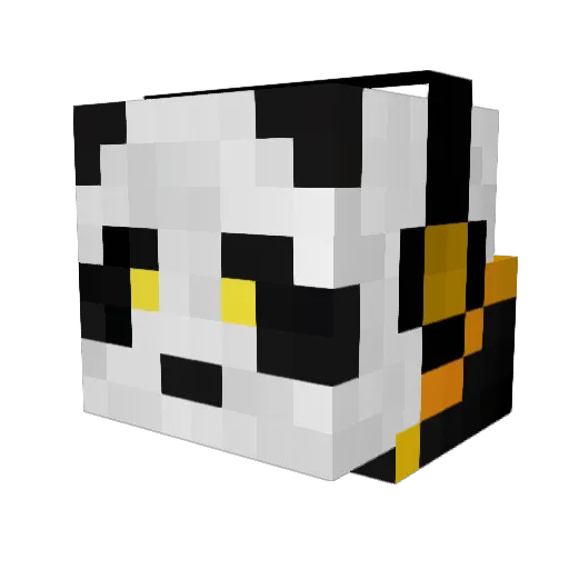 n0vex Minecraft avatar head, 3D render