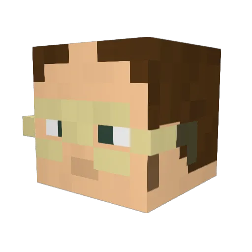 n0xreborn Minecraft avatar head, 3D render