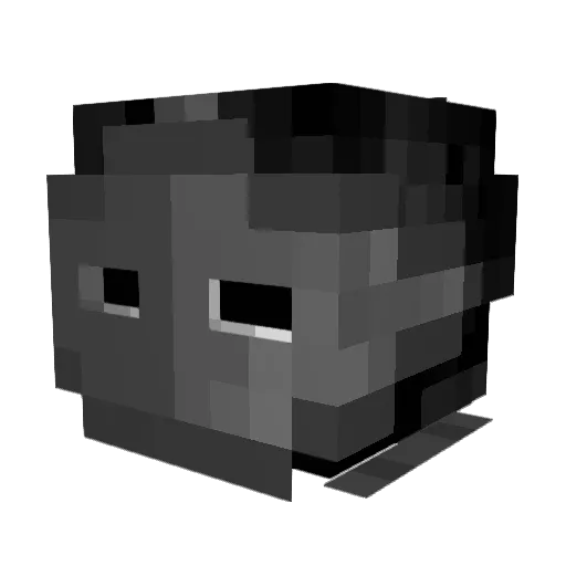 n1ckname1337 Minecraft avatar head, 3D render
