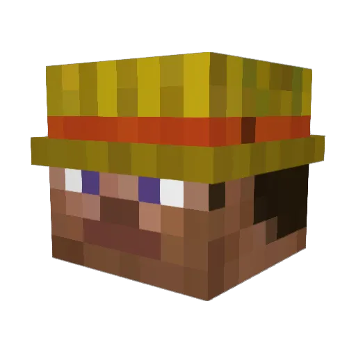 n1klaswt Minecraft avatar head, 3D render