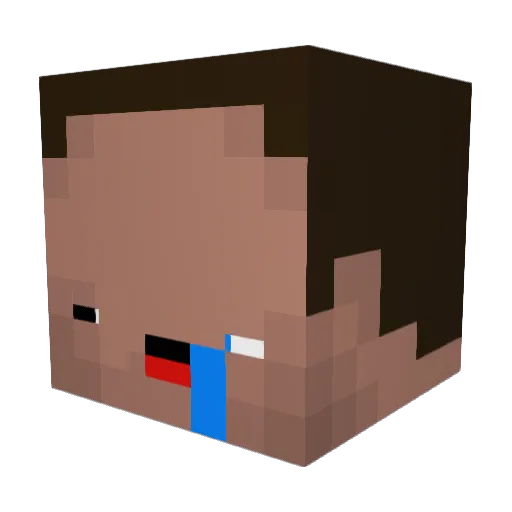 n1ko093 Minecraft avatar head, 3D render