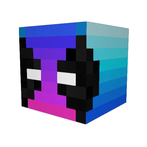n1mo21 Minecraft avatar head, 3D render