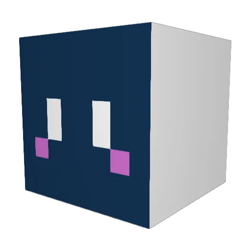 n1pupsik Minecraft avatar head, 3D render