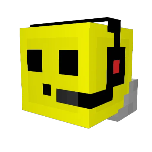 n1sse222 Minecraft avatar head, 3D render