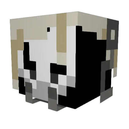 n1tr0niq Minecraft avatar head, 3D render