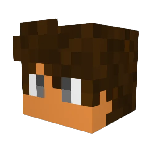 n1vek17 Minecraft avatar head, 3D render