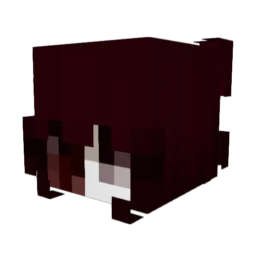 n1yc Minecraft avatar head, 3D render