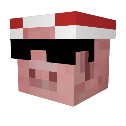 n2k109 Minecraft avatar head, 3D render