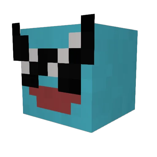 n3kischeatingXD Minecraft avatar head, 3D render
