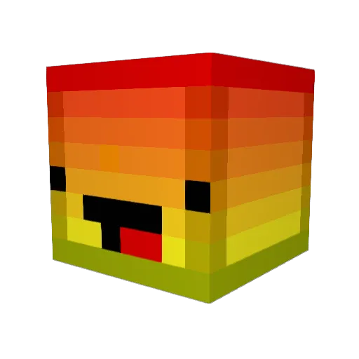 n3no3e_203 Minecraft avatar head, 3D render