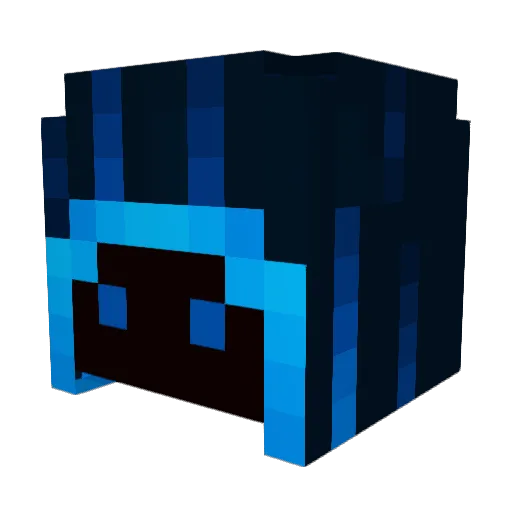 n3ov Minecraft avatar head, 3D render