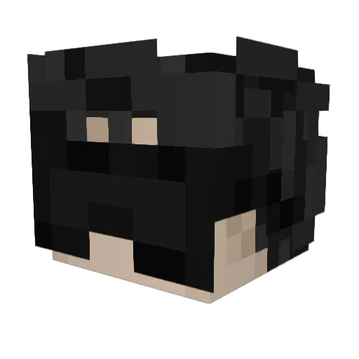 n3rv0uss Minecraft avatar head, 3D render