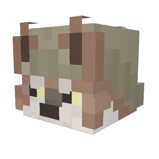 n3stalion Minecraft avatar head, 3D render