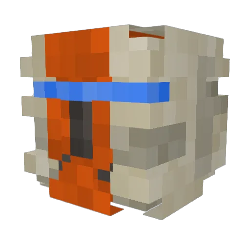 n3wf23 Minecraft avatar head, 3D render
