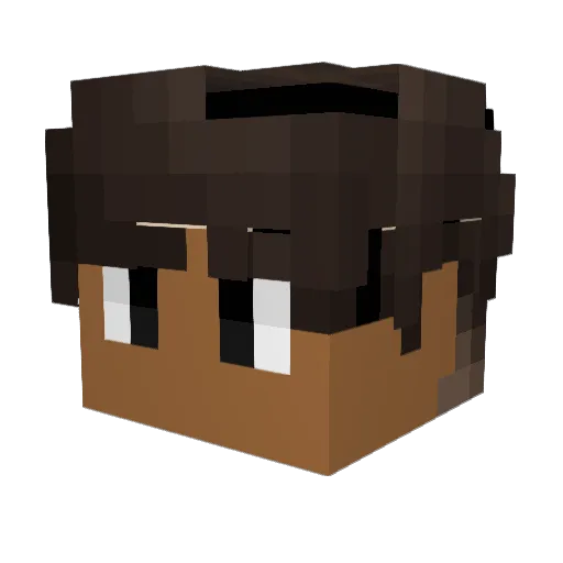 n4ah22 Minecraft avatar head, 3D render