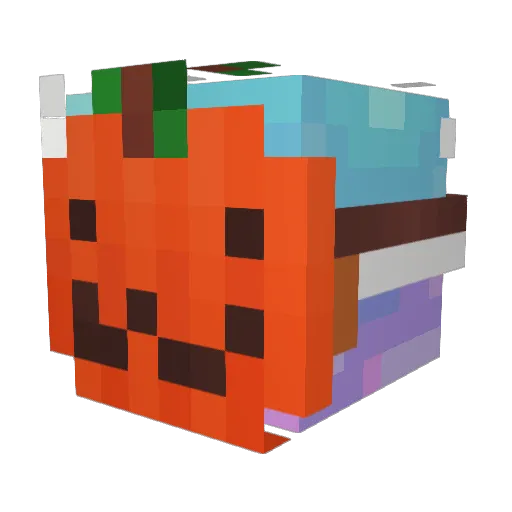 n4iik0 Minecraft avatar head, 3D render