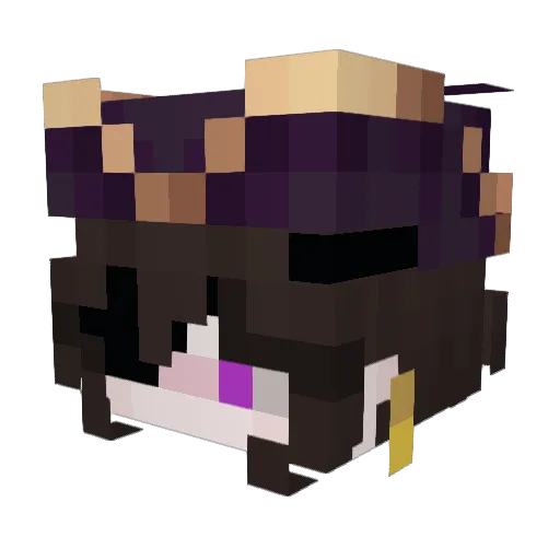 n4m3th4tw0rks Minecraft avatar head, 3D render