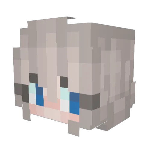 n4r0g8 Minecraft avatar head, 3D render