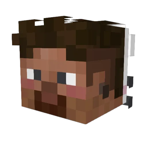 n4zer Minecraft avatar head, 3D render
